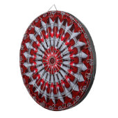 Rote Dekorative Dartscheibe (Vorderseite rechts)