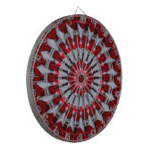Rote Dekorative Dartscheibe (Vorderseite Links)