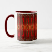 Rote Dekorative Feiertags-Tasse Tasse (Links)