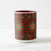 Rote Dekorative Feiertags-Tasse Tasse (Zentrum)