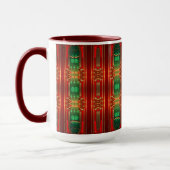 Rote Dekorative Feiertags-Tasse Tasse (Links)