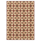 Rote Dekorative Feiertags-Tischdecke Tischdecke (Vorderseite)