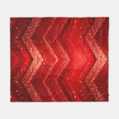 Rote Dekorative Fleece-Decke Fleecedecke (Vorderseite (Horizontal))