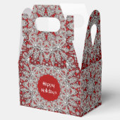 Rote dekorative Geschenkboxen Geschenkschachtel (Geöffnet)