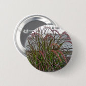 Rote dekorative Graskoordinierungselemente Button (Vorne & Hinten)