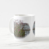 Rote dekorative Graskoordinierungselemente Kaffeetasse (Vorderseite Links)
