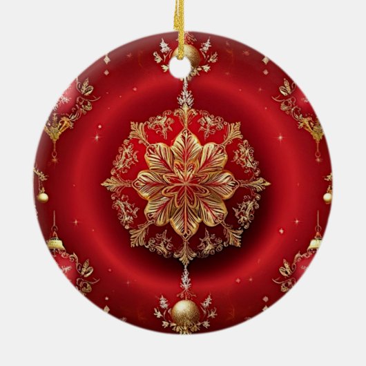 Rote Dekorative Ornamente (Hinten)