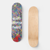 rote des Sb trippy/weiße Logoplattform Skateboard (Vorderseite)