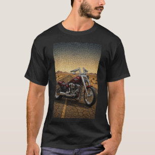 Rote Desert Custom Cruiser – 3D Mikro-Mosaik T-Shirt