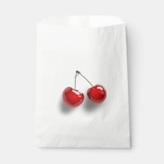 Rote Dessertglasierte Kirschen Geschenktütchen (Vorderseite)