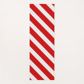Rote Diagonalstreifen Yogamatte (Vorderseite)