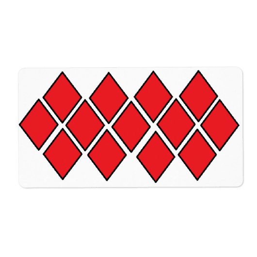 Rote Diamantformen (Vorne)