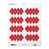 Rote Diamantformen (Vorne)