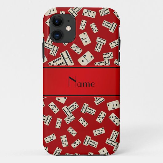 Rote Dominosteine Case-Mate iPhone Hülle (Rückseite)