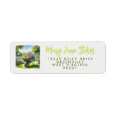 ROTE DOORutumschlag-RÜCKSENDEADRESSE (Vorne)