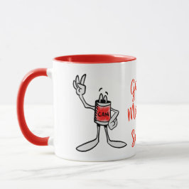 Rote Dosenkreatur-Kaffeetasse Tasse