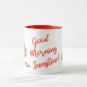 Rote Dosenkreatur-Kaffeetasse Tasse (Zentrum)