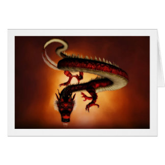 Rote Drache-Karte