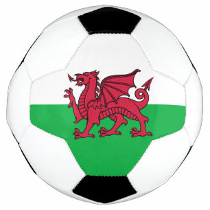 Rote Drache keltische Flagge von Wales & Walisisch Fußball