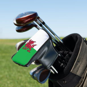 Rote Drache keltische Flagge von Wales & Walisisch Golf Headcover
