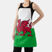 Rote Drache keltische Flagge von Wales & Walisisch Schürze (InSitu)
