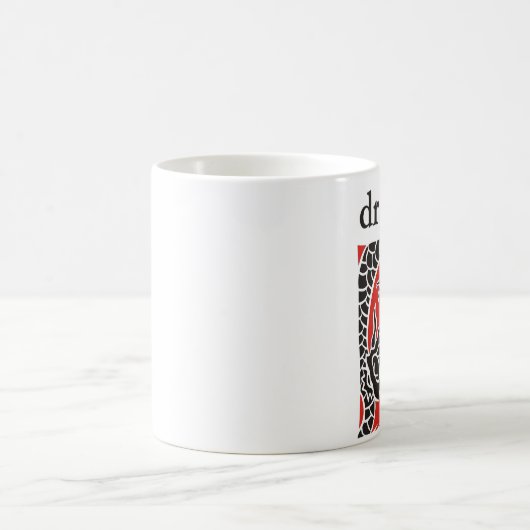 Rote Drache-Klassiker-Tasse Kaffeetasse (Mittel)