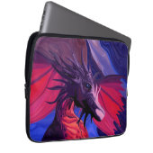 Rote Drache-Laptop-Hülse Laptopschutzhülle (Vorne Rechts)
