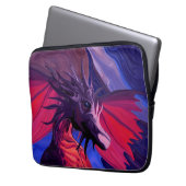 Rote Drache-Laptop-Hülse Laptopschutzhülle (Vorderseite Links)