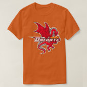 Rote Drachen SUNY Oneonta T-Shirt (Design vorne)