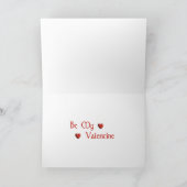 Rote Drachen verstrickt Feiertagskarte (Innenseite)