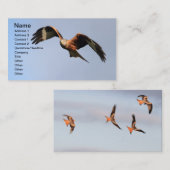 Rote Drachen-Visitenkarte Visitenkarte (Vorne/Hinten)