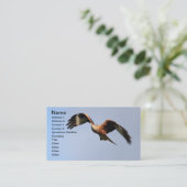 Rote Drachen-Visitenkarte Visitenkarte (Stehend Vorderseite)