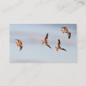 Rote Drachen-Visitenkarte Visitenkarte (Rückseite)