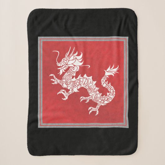 rote Drachendecke Sherpadecke (Vorderseite)