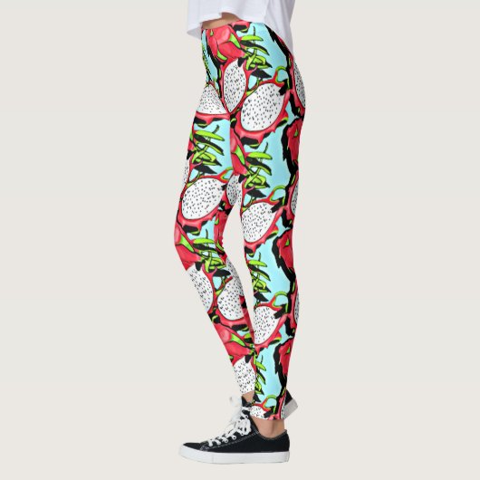 Rote Drachenfrucht Leggings (Links)