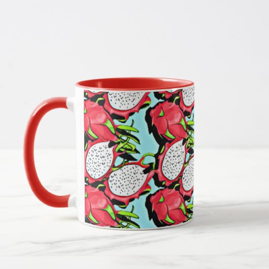 Rote Drachenfrucht Tasse (Links)