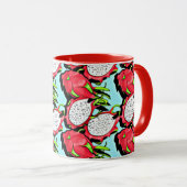Rote Drachenfrucht Tasse (VorderseiteRechts)
