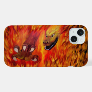 Rote Drachenklaue iPhone 15 Plus Hülle