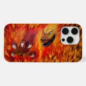 Rote Drachenklaue iPhone Hülle (Rückseite (Horizontal))
