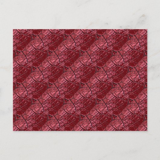 Rote Drachenskala Postkarte (Vorderseite)