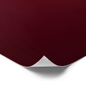 Rote Drachenwut Poster (Ecke)