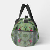 Rote Dragonfly Abstrakt Personalisiert Duffle Bag (Rechts)