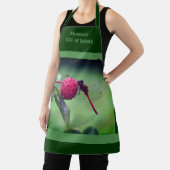 Rote Dragonfly Natur Personalisiert Schürze (InSitu)