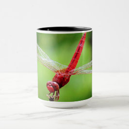 Rote Dragonfly-Tasse Tasse