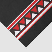 Rote Dreiecke Seidenpapier (Ausschnitt)