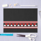 Rote Dreiecke Seidenpapier (Handwerk)