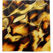 Rote Dünen, goldgelb verbrannt Duschvorhang (Vorderseite)