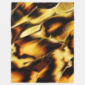 Rote Dünen, goldgelb verbrannt Fleecedecke (Vorderseite)