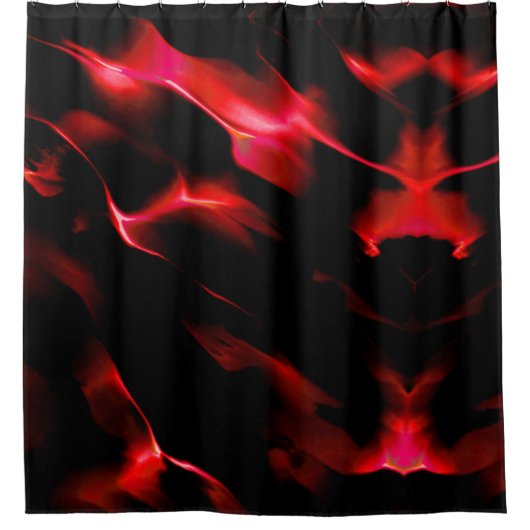 Rote Dünen unter Nachtdunkel Duschvorhang (Vorderseite)
