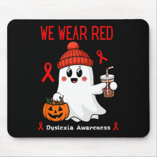 Rote Dyslexie Bewusstseinsbildung Monat Dyslexie 3 Mousepad